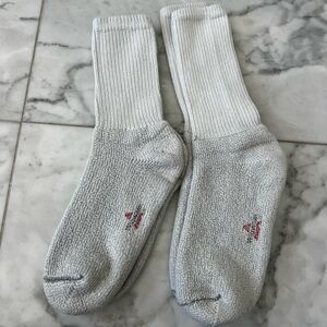 EUC Set of 2 Wigwam White and Gray Socks